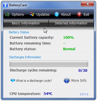 Battery care для windows 10 как пользоваться